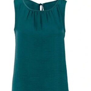 CAbi Teal Mist sleeveless top size medium